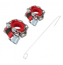 Цепи (браслеты) противоскольжения для легковых авто (колеса 165-205 мм), к-т 2 шт.  07-7021  REXANT