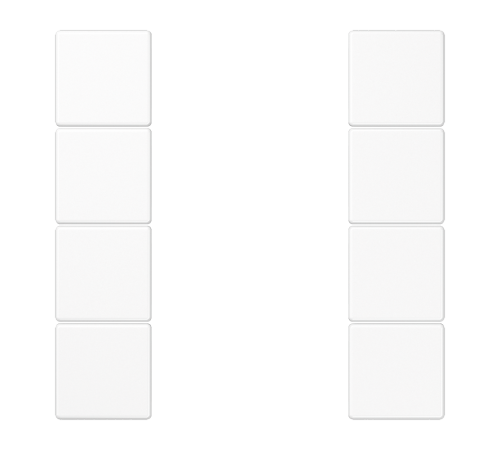 комплект накладок 4гр белый LS504TSAWW Jung