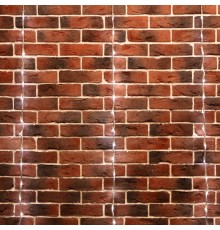 Гирлянда "Светодиодный Дождь" 2х9м, эффект водопада, прозрачный провод, 24В, диоды БЕЛЫЕ, 480 LED  235-495  NEON-NIGHT