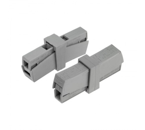 Строительно-монтажная клемма СМК 224-201 для светильника на 2 проводника (1,0-2,5)/(0,5-2,5) мм (5 шт./уп.)  07-2402-05  REXANT