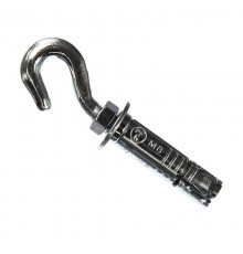 Анкерный болт с крюком HBF оцинкованный М10 6х40 (10 шт/уп)  PR08.26170  Промрукав