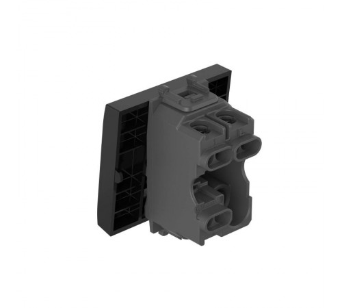 Выключатель "Черный квадрат", "Avanti", 16A, 2 мод.  4402102  DKC