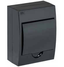 Корпус пластиковый навесной на 6 модулей ЩРН-П-6 IP41 черный KREPTA 3  MKP12-N-06-41-K02  IEK