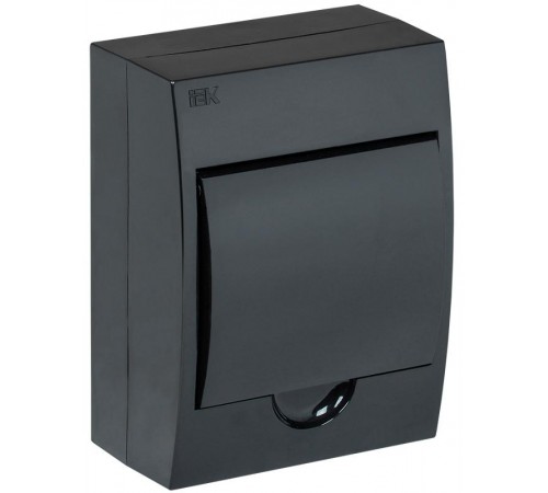 Корпус пластиковый навесной на 6 модулей ЩРН-П-6 IP41 черный KREPTA 3  MKP12-N-06-41-K02  IEK