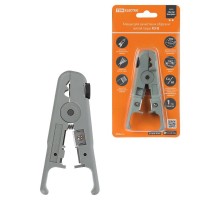 Клещи КЗ-В, зачистка и обрезка витой пары UTP/SFTP регулируемый нож, "МастерЭлектрик"  SQ1003-0201  TDM