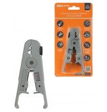 Клещи КЗ-В, зачистка и обрезка витой пары UTP/SFTP регулируемый нож, "МастерЭлектрик"  SQ1003-0201  TDM