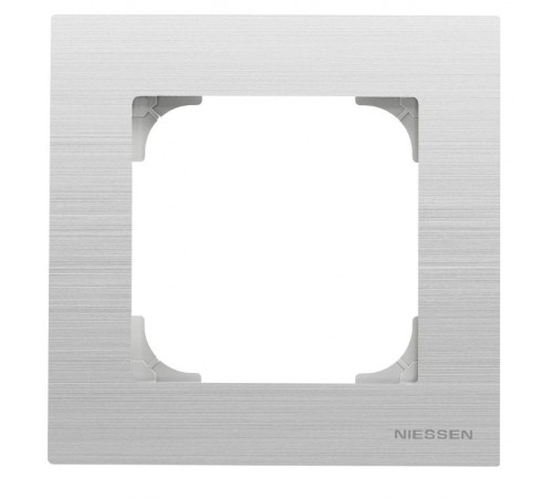 Рамка 1-постовая, серия SKY, цвет нержавеющая сталь2CLA857100A1401 ABB