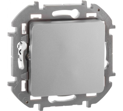 Inspiria Алюминий Переключатель перекрёстный 1-клавишный 10АХ 250В винтовые зажимы  673582  Legrand