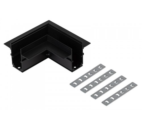 Коннектор TRM-R20-CC-B угловой для встраиваемого магнитного шинопровода NOVA TRM-R20 черный  Б0054782  ЭРА