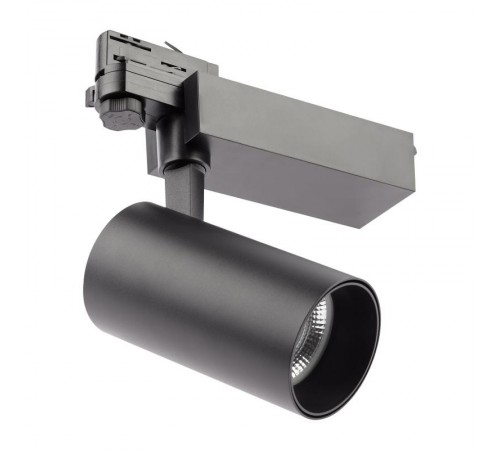 Светильник светодиодный трековый трёхфазный SТR-30-36-30K-B30 узкий луч 3000K черный  Б0049779  ЭРА