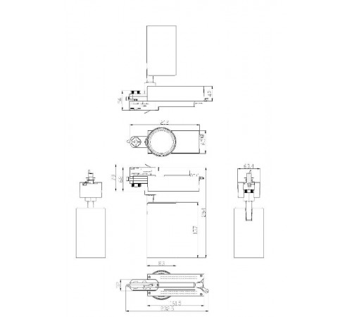 Светильник светодиодный трековый трёхфазный SТR-30-36-30K-B30 узкий луч 3000K черный  Б0049779  ЭРА