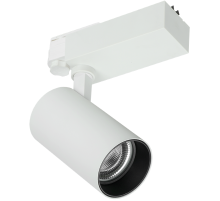 Светильник светодиодный трековый трёхфазный STR-30-99-40K-W30 регулируемый луч 4000K белый  Б0049785  ЭРА