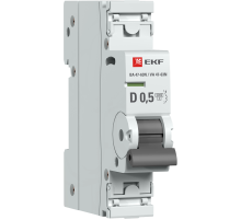 Выключатель автоматический однополюсный 0,5А (D) 6кА ВА 47-63N PROxima M63610T5D  EKF