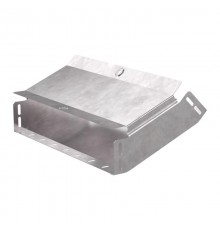 Угол вертикальный внутренний 45 градусов с крышкой Стандарт 400х80   PR16.0593  Промрукав