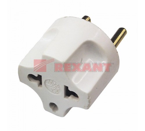 Сетевой переходник "Питер" белый  11-1031  REXANT