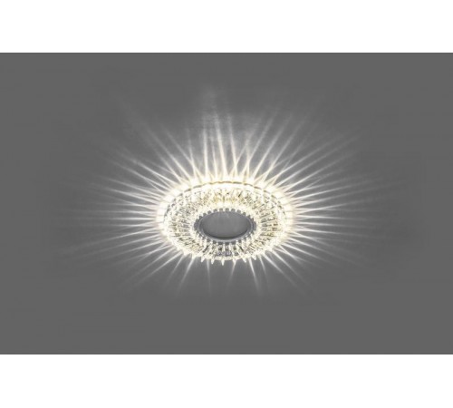 Светильник встраиваемый с белой LED подсветкой CD900 потолочный MR16 G5.3 белый  28843  Feron