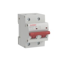 Автоматический выключатель модульный YON max типа MD125H, 6кА, 2 полюса, хар-ка C, 80А  MD125H-2PC80  DKC