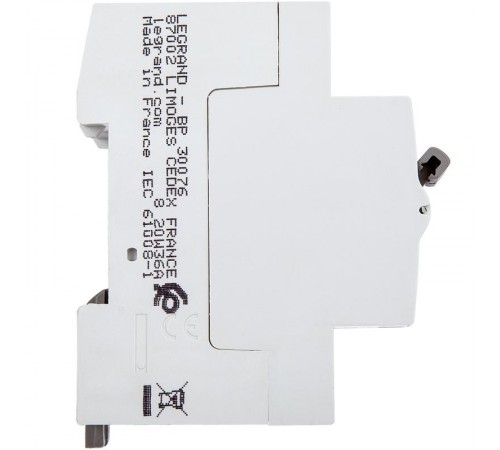 Выключатель дифференциальный (УЗО) RX3 2п 63А 30мА тип A  402038  Legrand