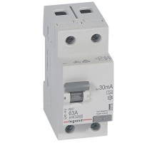 Выключатель дифференциальный (УЗО) RX3 2п 63А 30мА тип A  402038  Legrand