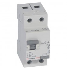 Выключатель дифференциальный (УЗО) RX3 2п 63А 30мА тип A  402038  Legrand