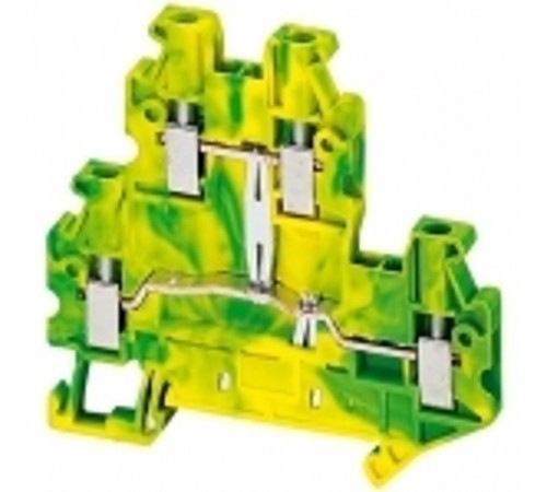 КЛЕММНИК ВИНТОВОЙ С ЗАЗЕМЛЕНИЕМ, СЕЧЕНИЕМ ПРОВОДА 4ММ2, 4ТЧК  NSYTRV24DPE  Schneider Electric