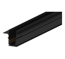 Шинопровод для низковольтных трековых светильников, черный, 2м, встраиваемый CABM1001  41965  FERON