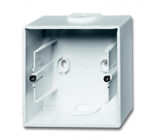 Коробка для открытого монтажа, 1 пост, серия future, цвет альпийский белый  1799-0-0982   2CKA001799A0982  ABB
