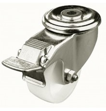 Ролик WZ-SB72-00-01-000 для шкафов и стоек, макс. нагрузка системы 400 кг, d=80мм, крепление винтом M12, с тормозом (SZB-72-00-01)  10841  Zpas