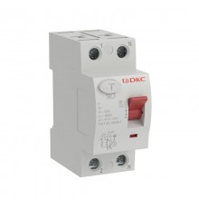 Устройство защитного отключения УЗО YON MDL100 2P 25А 30mA тип A  MDL100-2P2-25-A  DKC