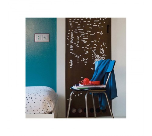 Сенсорный 1-кл выключатель с тематической маркировкой Т1, регулирования, алюминий  8000613-093  Simon