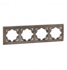 Валенсия Рамка 4-местная графит EKF   EWM-G-304-60   EKF