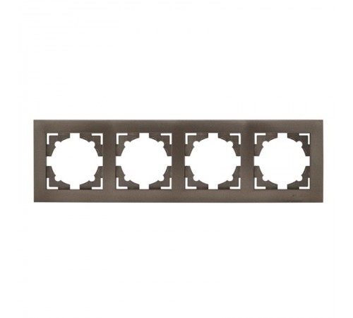 Валенсия Рамка 4-местная графит EKF   EWM-G-304-60   EKF