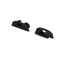 Заглушка ARH-BENT-W18 BLACK с отверстием (Arlight, Пластик)  039589  Arlight