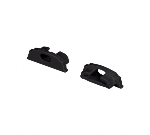 Заглушка ARH-BENT-W18 BLACK с отверстием (Arlight, Пластик)  039589  Arlight