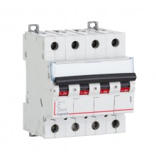 Выключатель автоматический четырехполюсный DX3-E 6000 1А C 6кА  407298  Legrand