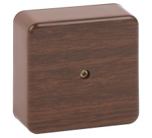 Распаячная коробка BS-O-75-75-28 без клеммы 75х75х28мм дуб IP40  Б0058706  ЭРА