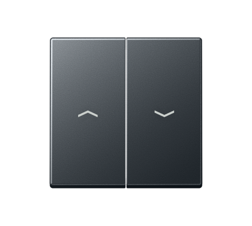 Двойная клавиша с символами "стрелки" для балансирных механизмов выключателей (кнопок), в комплекте с AS90-5HP (крепежный элемент), возможно IP44; тер