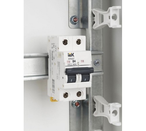 Выключатель автоматический двухполюсный M06N 2P D 4А 6кА ARMAT  AR-M06N-2-D004  IEK