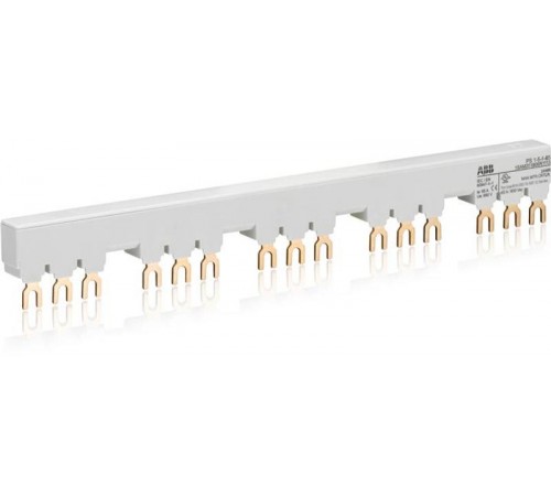 Шинная разводка 3-фазн. PS1-5-1-65 до 65А для 5-и автоматов типа MS116, MS132 с 1-м доп. контактом  1SAM201906R1115  ABB
