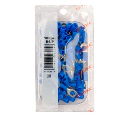 Наконечник с отверстием под винт и изолир.фланцем, 1,5-2,5мм.кв. 6,2мм.  2B6P  DKC