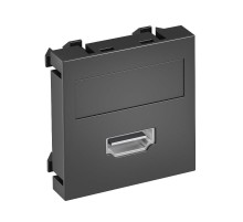 Мультимедийная рамка HDMI Modul45 (черный) (MTG-HD S SWGR1)  6104805  OBO Bettermann