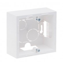 SUNO Коробка для накладного монтажа механизмов серии SUNO 1-постовая. Цвет "Белый"  721194  Legrand