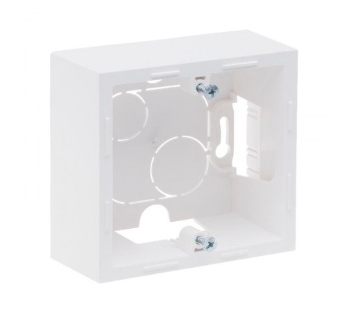 SUNO Коробка для накладного монтажа механизмов серии SUNO 1-постовая. Цвет "Белый"  721194  Legrand