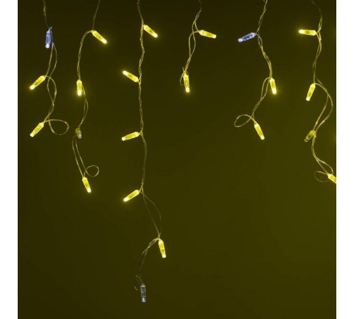 Светодиодная гирлянда ARD-EDGE-CLASSIC-2400x600-CLEAR-88LED-FLASH Gold (230V, 6W) (Ardecoled, IP65)  031186  Arlight