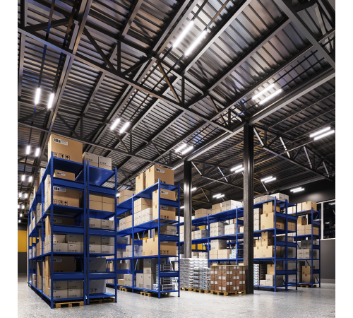 Светильник светодиодный промышленный линейный ССП-176 EVO IP65 1200*76*66 36W 3950lm 4000K мат соед.в линию 1/12  864425236  Gauss