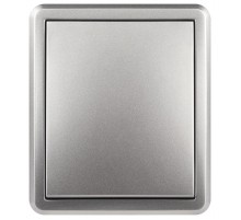 Переключатель Эксперт 11-1203-03 10АХ-250В IP2 ОУ Алюминий  Б0062990  ЭРА