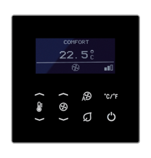 Контроллер четырехтрубных фэнкойлов TRDLS923048SW Jung