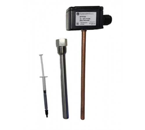 Датчик температуры погружной, -50...+150°С Pt1000 200мм с гильзой 150мм  SPTP200  SE