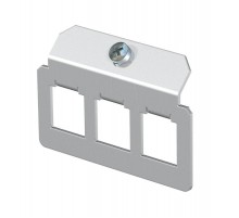 Суппорт для установки модулей в монтажную рамку MTU тип F (сталь) (MTM 3F)  7407833  OBO Bettermann