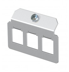Суппорт для установки модулей в монтажную рамку MTU тип F (сталь) (MTM 3F)  7407833  OBO Bettermann
